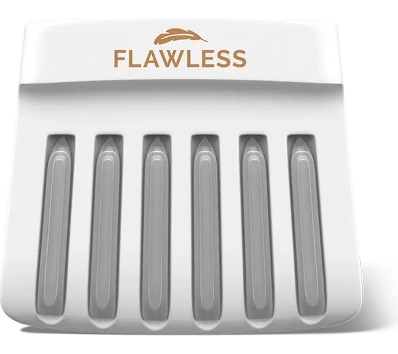 Image of FLAWLESS FLA506767 Dermaplane Glow Replacement Heads - Pack of 6, White 5010724534939