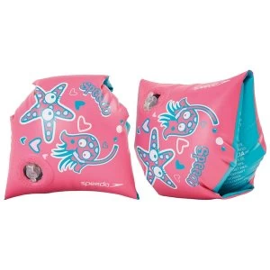 Image of Speedo Sea Squad Armbands Pink 2-6yrs