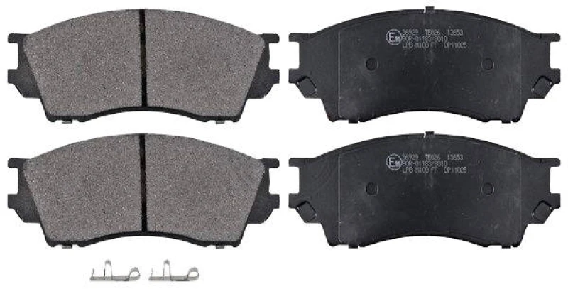 Image of A.B.S. 36929 Brake pad set with acoustic wear warning Brake Pad Set,disc brake (402)