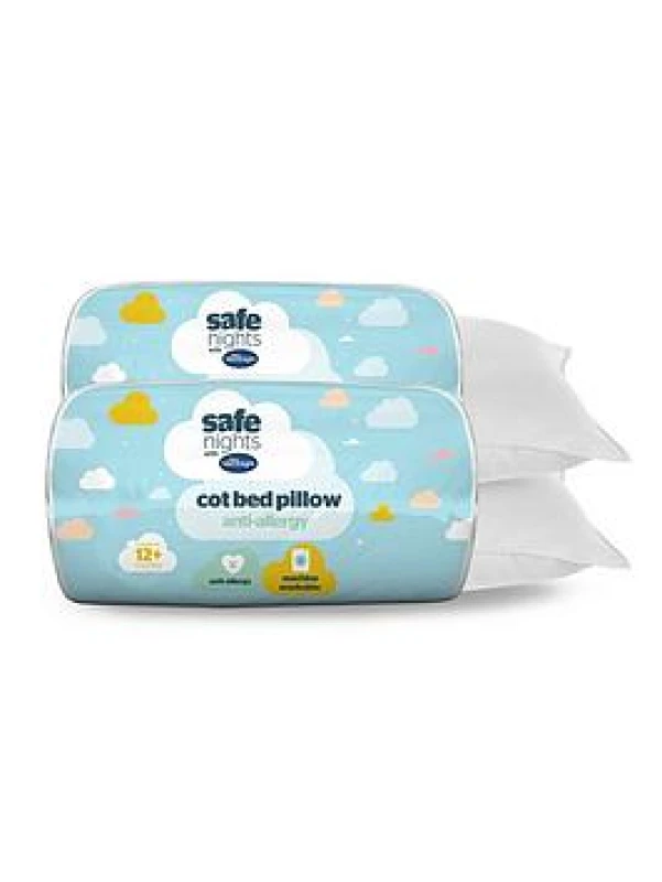 Image of Silentnight Anti Allergy Cot Bed Pillow - 2 Pack