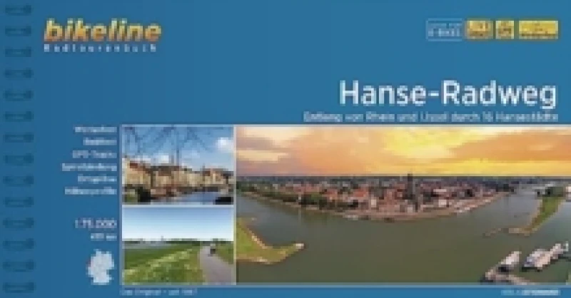 Image of Hanse-Radweg Entlang von Rhein und IJssel durch 16 Hansestadte Spiral bound
