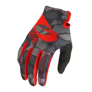 Image of O'Neal Matrix Camo MTB Glove Black Red-Medium