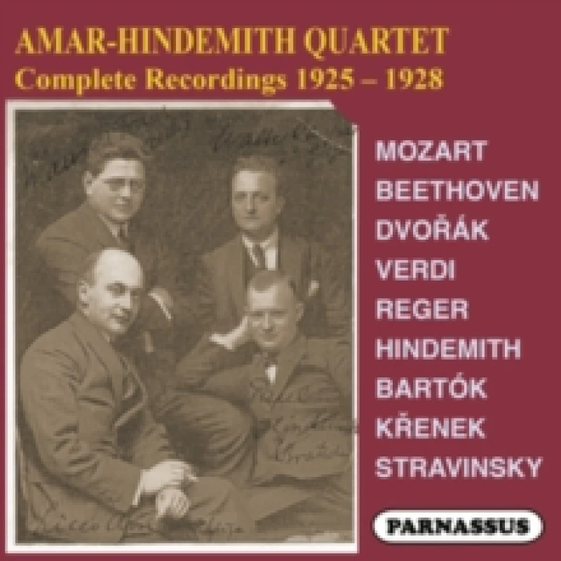 Image of Amar-Hindemith Quartet Complete Recordings 1925-8 CD / Album