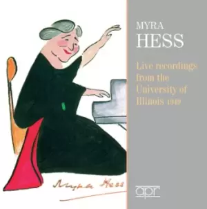 Image of Myra Hess - Myra Hess: Live Recordings from the University of Illinois: 1949 CD Album - Used