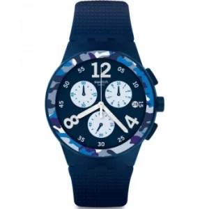 Image of Unisex Swatch Camoblu Chronograph Watch