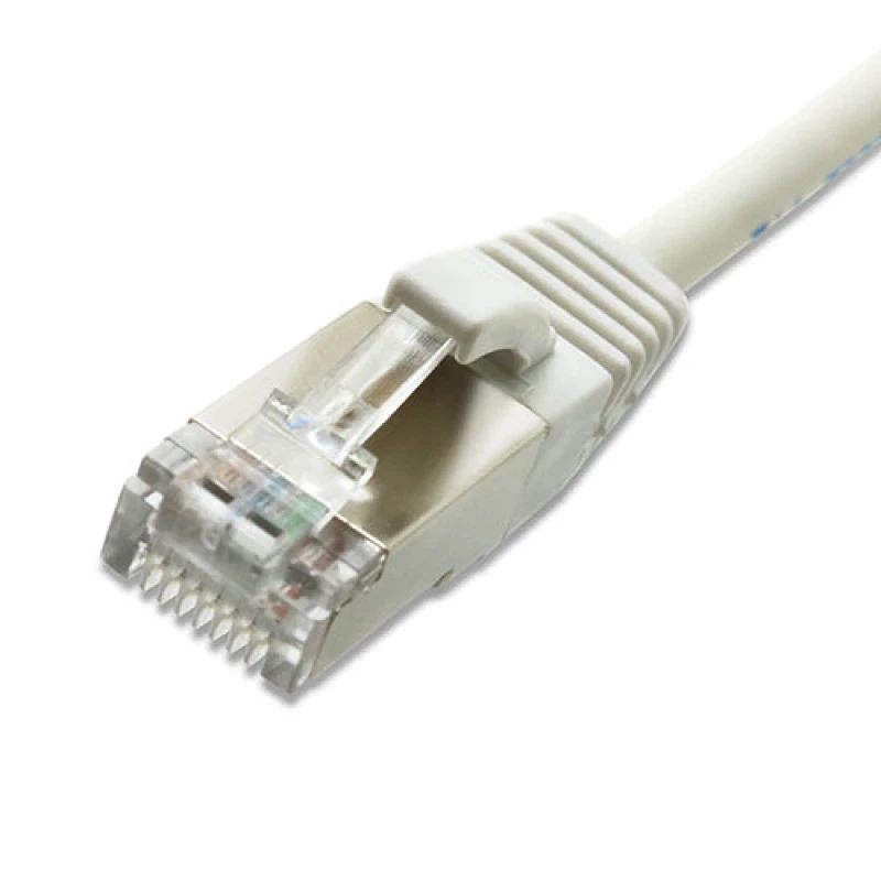 Image of Cablenet 0.3m Cat6a RJ45 White U/FTP LSOH 30AWG Slim Snagless Booted P