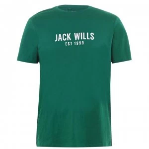 Image of Jack Wills Murphy Graphic T-Shirt - Ivy