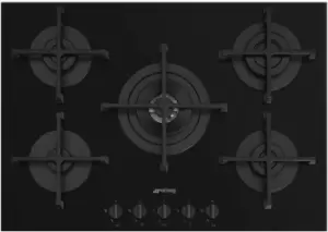 Image of Smeg PV275B 5 Burner Gas Hob