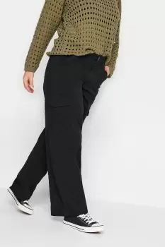 Image of Petite Cotton Utility Trousers
