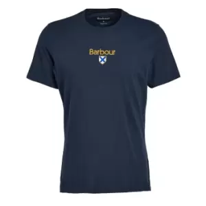 Image of Barbour Mens Emblem Tee Navy XL