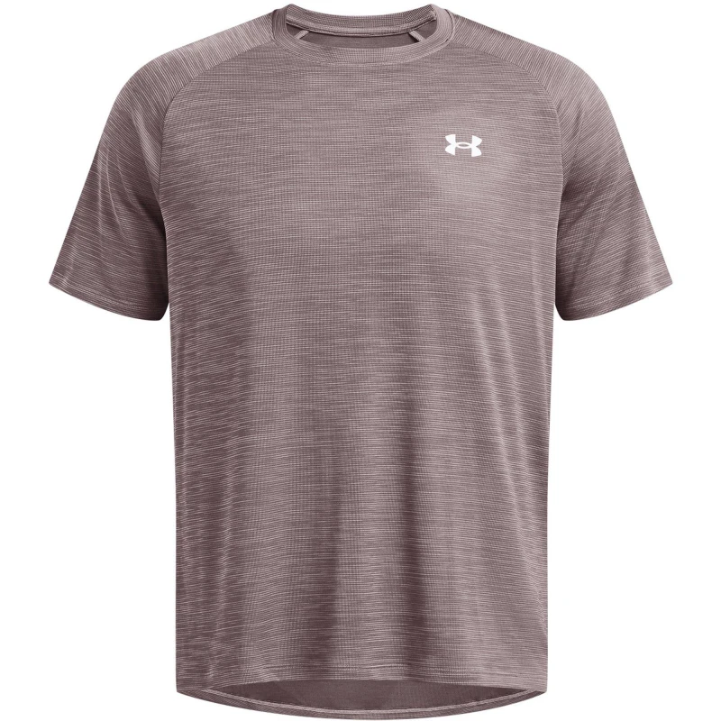 Image of Under Armour tech textured t-shirt in light grey Light Grey Lrg
