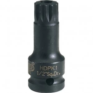 Image of Draper 1/2" Drive Drain Plug Key For VW and Audi 1/2"