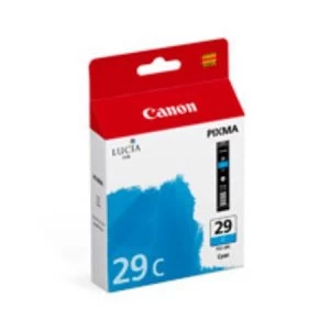 Image of Canon PGI29 Cyan Ink Cartridge