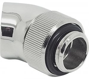 Image of EK-AF Angled 45 Degrees Fitting Adapter - Silver