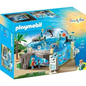 Image of Playmobil Family Fun Aquarium with Fillable Water Enclosure