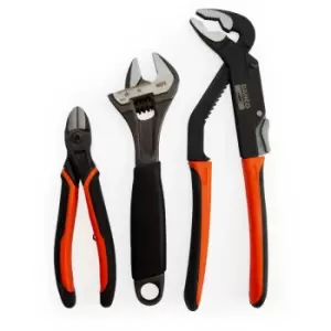Image of Bahco Bahco 9853 All Round Hand Tool Set - 8224, 9071 & 2101G-160 (3 Piece) 9853