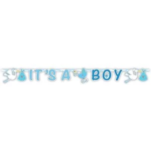 Image of It's A Boy Banner (Blue)