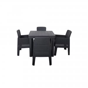 Image of Faro 5 Piece Square Dining Set
