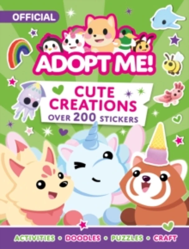 Image of Adopt Me! Cute Creations Sticker Book Paperback / softback