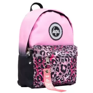 Image of Hype Animal Print Mini Backpack (One Size) (Pink/Black)