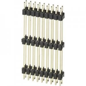 Image of Phoenix Contact PSTD 0,65X0,65/18-3IS-2,54 Raspberry Pi pin strip Black Suitable for (single board PCs) Raspberry Pi