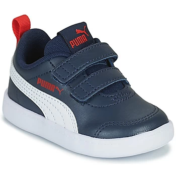 Image of Puma COURTFLEX INF boys's Childrens Shoes Trainers in Blue
