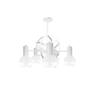 Image of Planet Pendant Ceiling Light White, 60cm, 5x E27