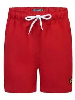 Image of Lyle & Scott Boys Classic Swim Shorts - Red