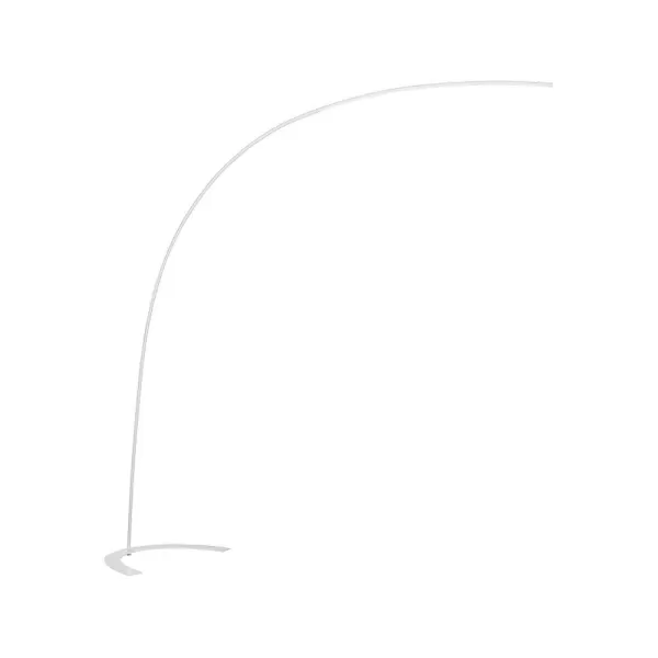 Image of Shanghai Modern Arc Floor Lamp White 3000K