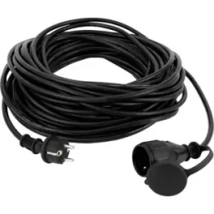 Image of REV 0065109 Current Cable extension 16 A Black 10.00 m