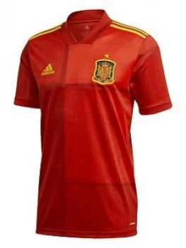 Image of Adidas Home Spain 2020 Euro Replica Shirt - Red