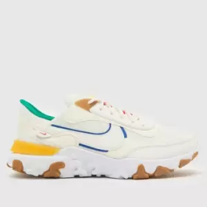Image of Nike React Revision Trainers In White Multi