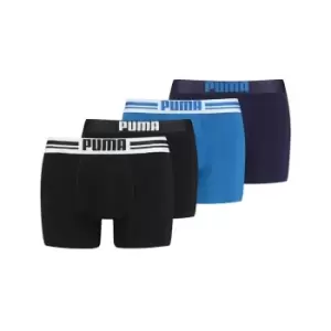 Image of Puma 4 Pack Logo Boxers Mens - Multi