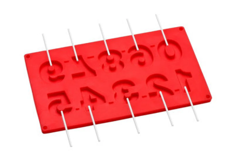 Image of Premier Housewares 10 Number Moulds And 20 Sticks Cake Pop Mould Multi