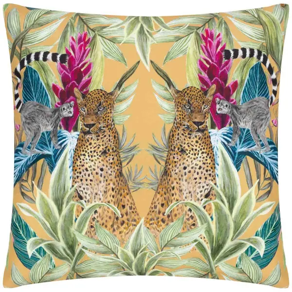 Image of Wylder Kali Leopards Exotic Polyester Filled Outdoor Cushion 5025532898746