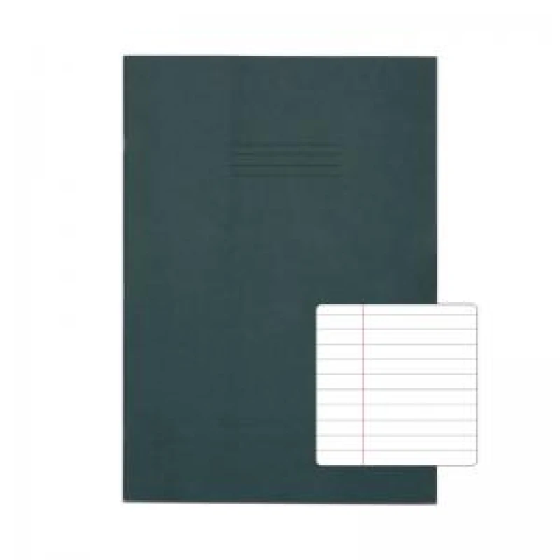 Image of RHINO 13 x 9 Oversized Exercise Book 80 Page, Dark Green, F8M (Pack of 10)