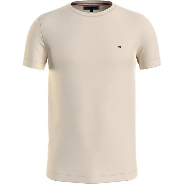 Image of Tommy Hilfiger Stretch Slim Fit T-Shirt - Beige L