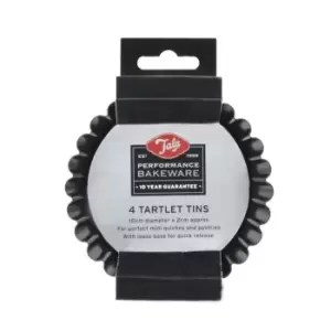 Image of Tala 4 Non-stick Tart Tins, 10cm dia