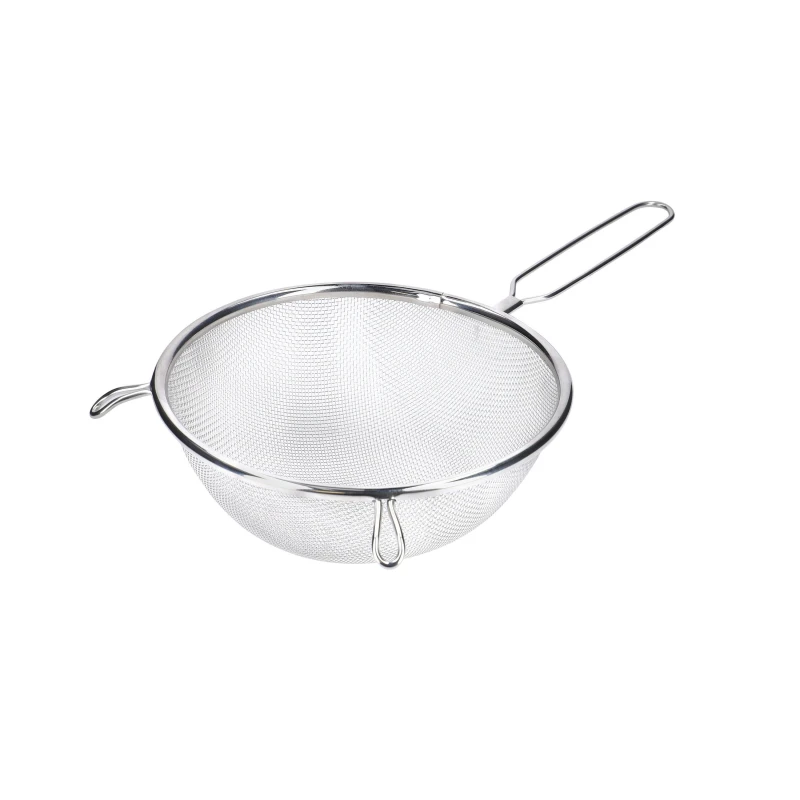 Image of Kitchencraft Stainless Steel 18cm Round Sieve Metallics