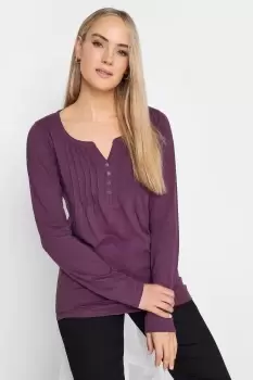 Image of Tall Long Sleeve Henley Top