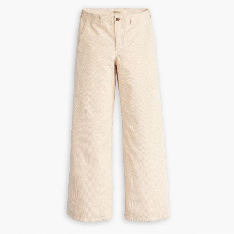 Image of Levis Womens Chino Wide Leg Jeans White Swan female 27 L29