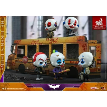 Image of Hot Toys Cosbaby DC Comics The Dark Knight (Size S) - The Joker's Thugs (Set of 5)