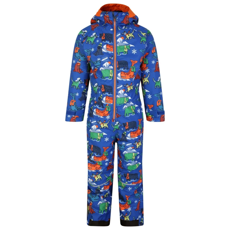 Image of Dare 2b Unisex Kids Snow Play All-Weather Insulated Snowsuit OlyBlArctAni unisex 18-24 Mnth