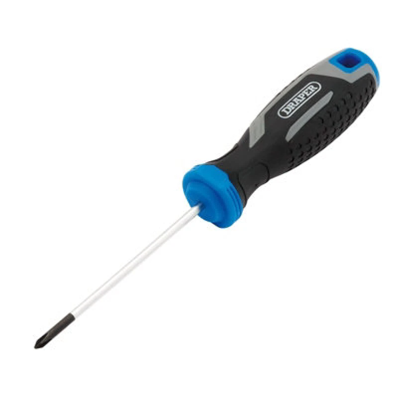 Image of Draper 13358 Phillips Soft Grip Screwdriver, PH0 x 75mm 13358