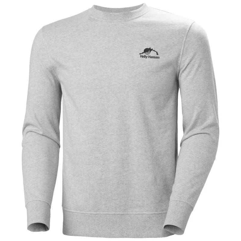 Image of Helly Hansen Round neck sweatshirt Helly Hansen Nord Graphic Gris Male S