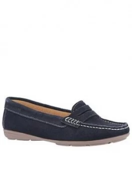 Image of Hush Puppies Margot Loafers - Navy