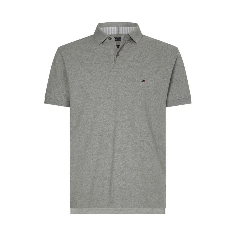 Image of Tommy Hilfiger 1985 Regular Polo Shirt Medium Grey Heather XL