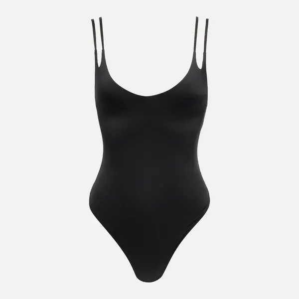 Image of Calvin Klein Intense Power Stretch-Jersey Bodysuit - M Black Underwear and Nightwear female 000QF7643EUB1 M