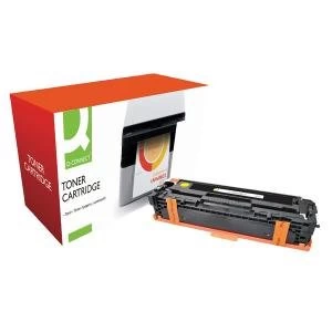 Image of Q-Connect HP 125A Yellow Laser Toner Ink Cartridge