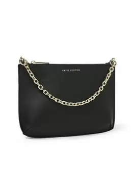 Image of Katie Loxton Katie Loxton Astrid Chain Clutch - Black, Women